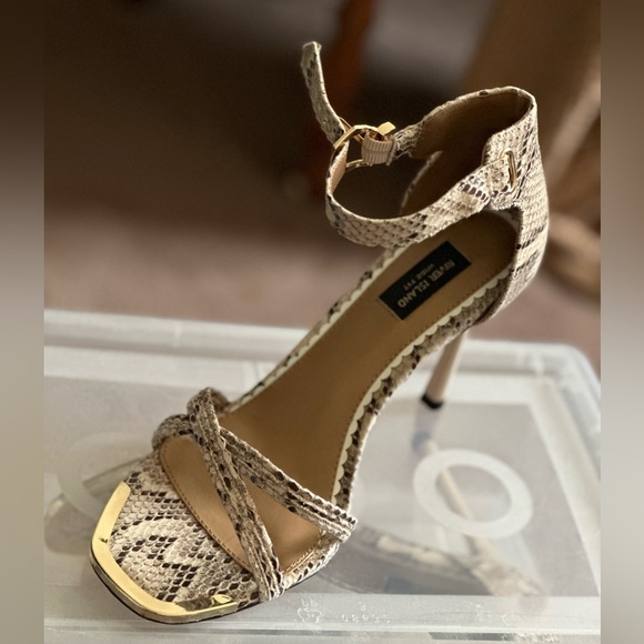 River Island Snakeskin Heels - Picture 6 of 9